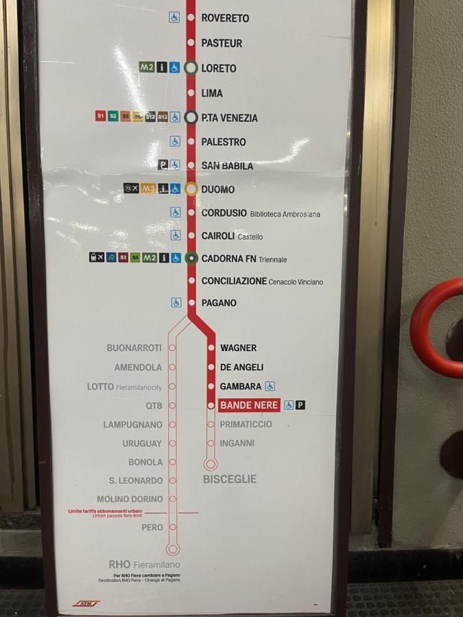 Cherry'S House Milano M1 Bande Nere - San Siro- M4 Linate Экстерьер фото